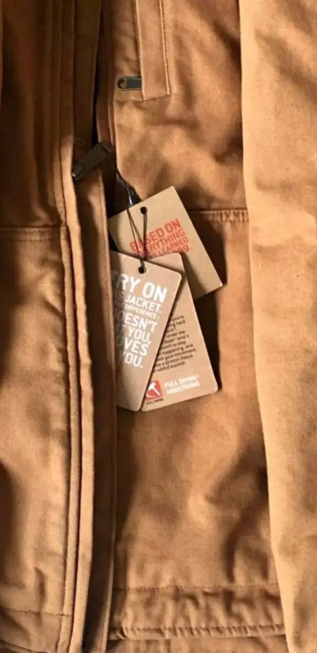 Carhartt Full Swing Armstrong Active Work Jacket Brown Carhartt Brown With Tags